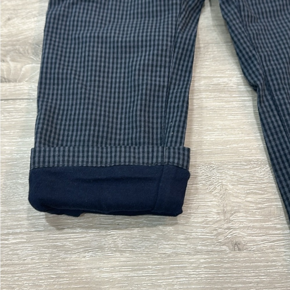 Jacadi Kids Formal Checkered Pants - Blue and Black - Picture 3 of 3